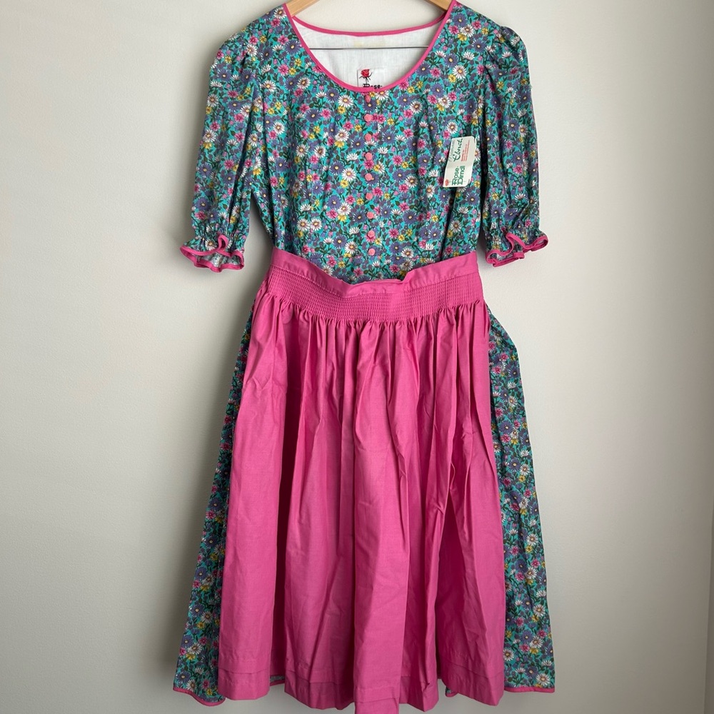 NWT Vintage Rose Dirndl aus Bayern Michael Ebnet Rose Trachten Plus Size Gr. 50